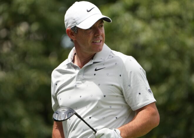 Torneio Memorial: Rory McIlroy e Scottie Scheffler ficam abaixo do par antes do jogo ser suspenso devido à tempestade | Notícias sobre golfe
