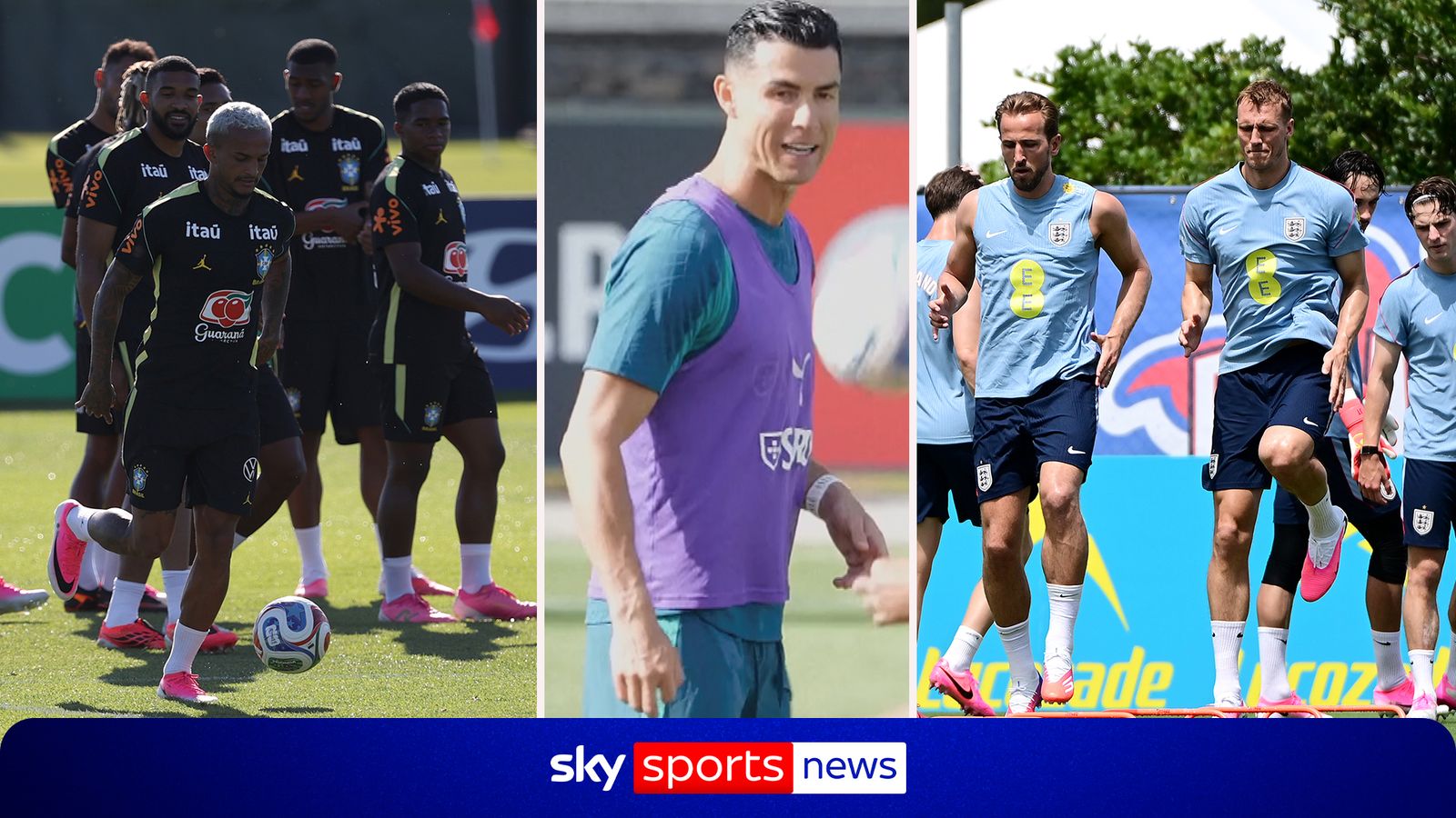 Inglaterra no calor, Brasil, Messi e Ronaldo – últimas novidades da Copa do Mundo