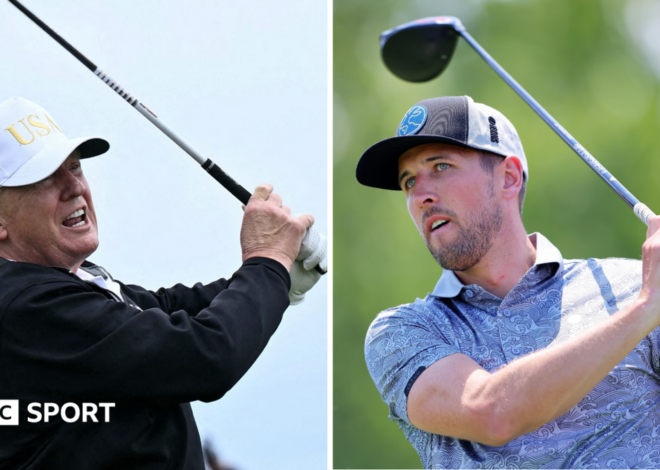 Copa do Mundo de 2026: Harry Kane diz que jogar golfe com o presidente dos EUA, Donald Trump, foi surreal