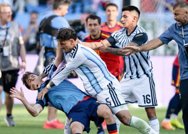 FIFA investiga briga pós-jogo entre jogadores da Argentina e da Espanha