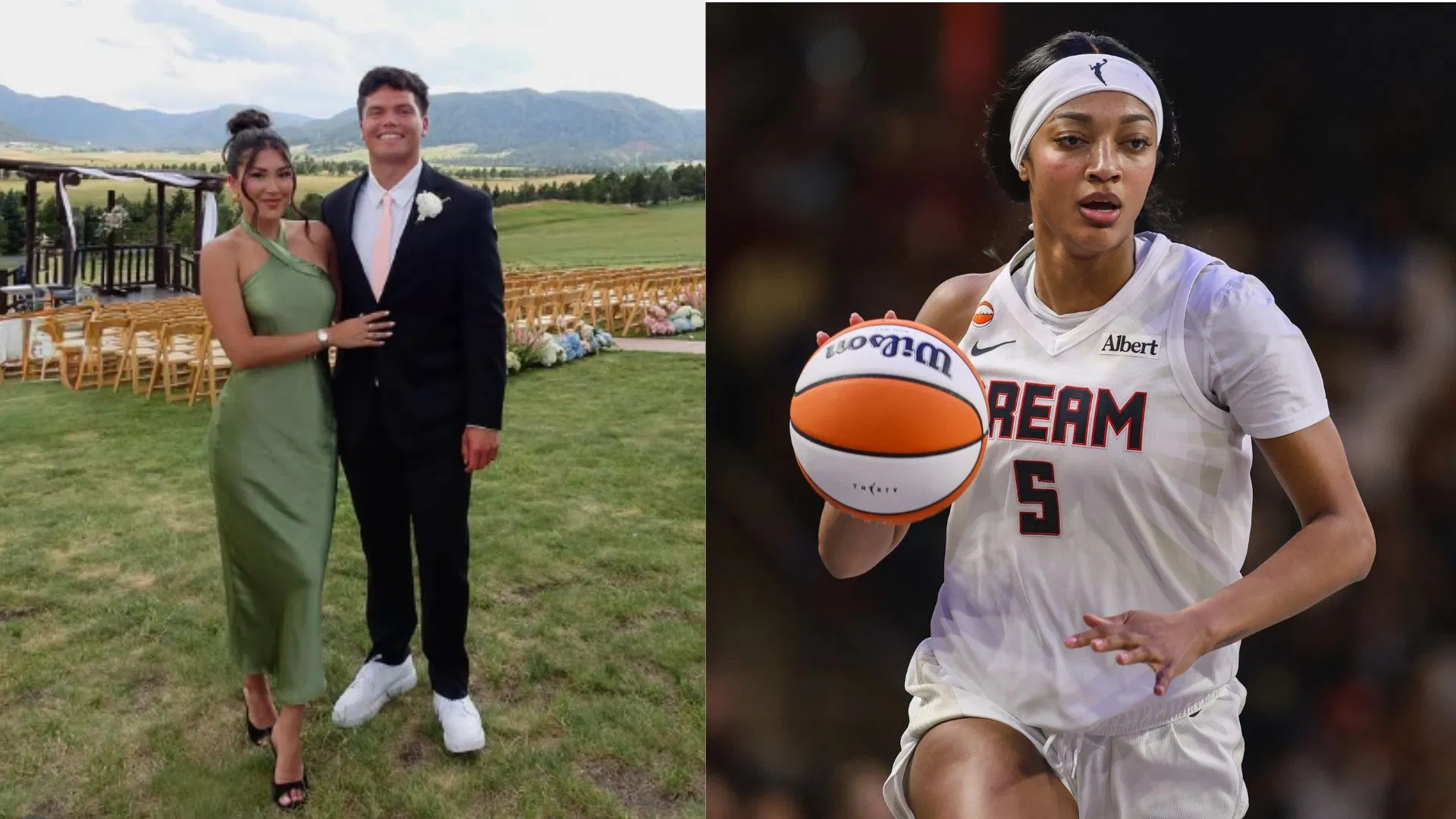 A esposa de Dillon Gabriel, Zo, usa uma roupa especial para apoiar Angel Reese no 2026 WNBA All-Star Game